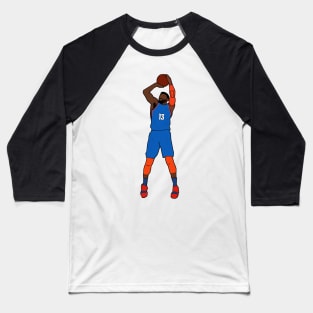 Paul George Jumpshot - Oklahoma City Thunder Baseball T-Shirt